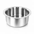 UPCW TRIPLY STAINLESS STEEL INDUCTION FRIENDLY FLAT BOTTOM TOPE WITHOUT LID