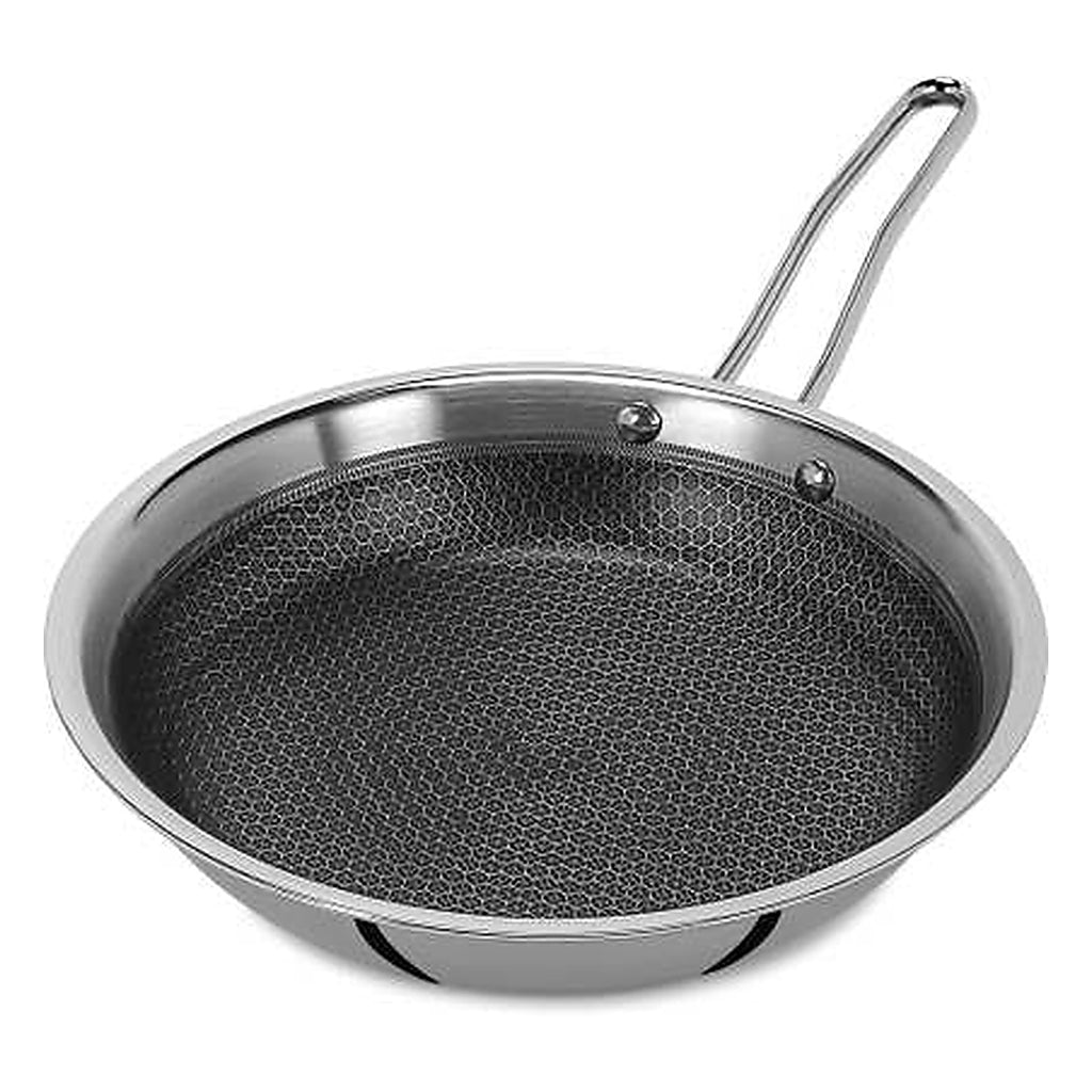 UPCW TRIPLY STAINLESS STEEL HONEYCOMB FRYPAN